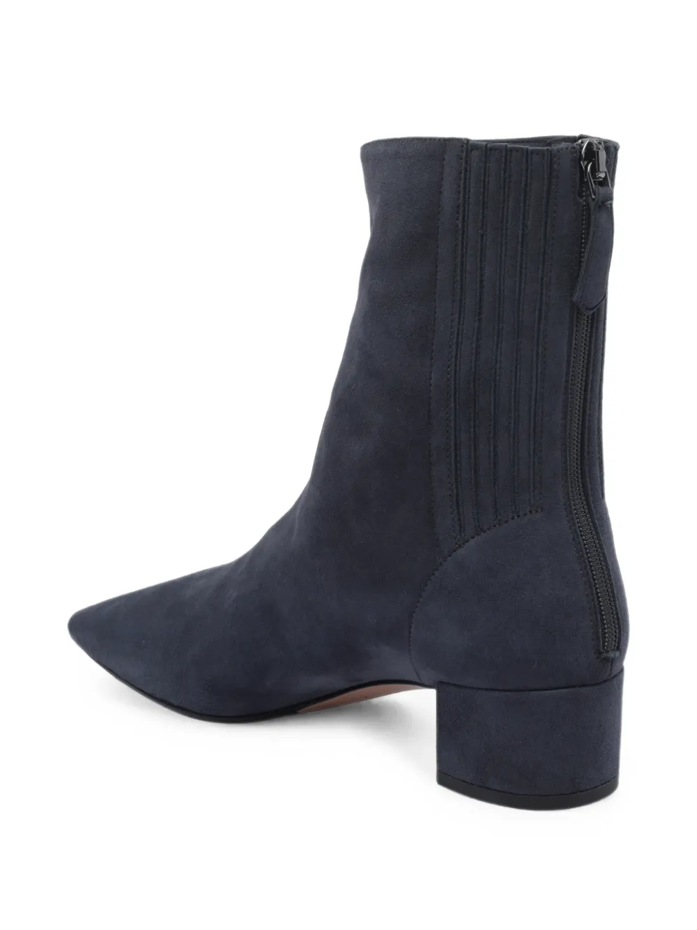 Aquazzura Saint Honoré suede ankle boots Blauw