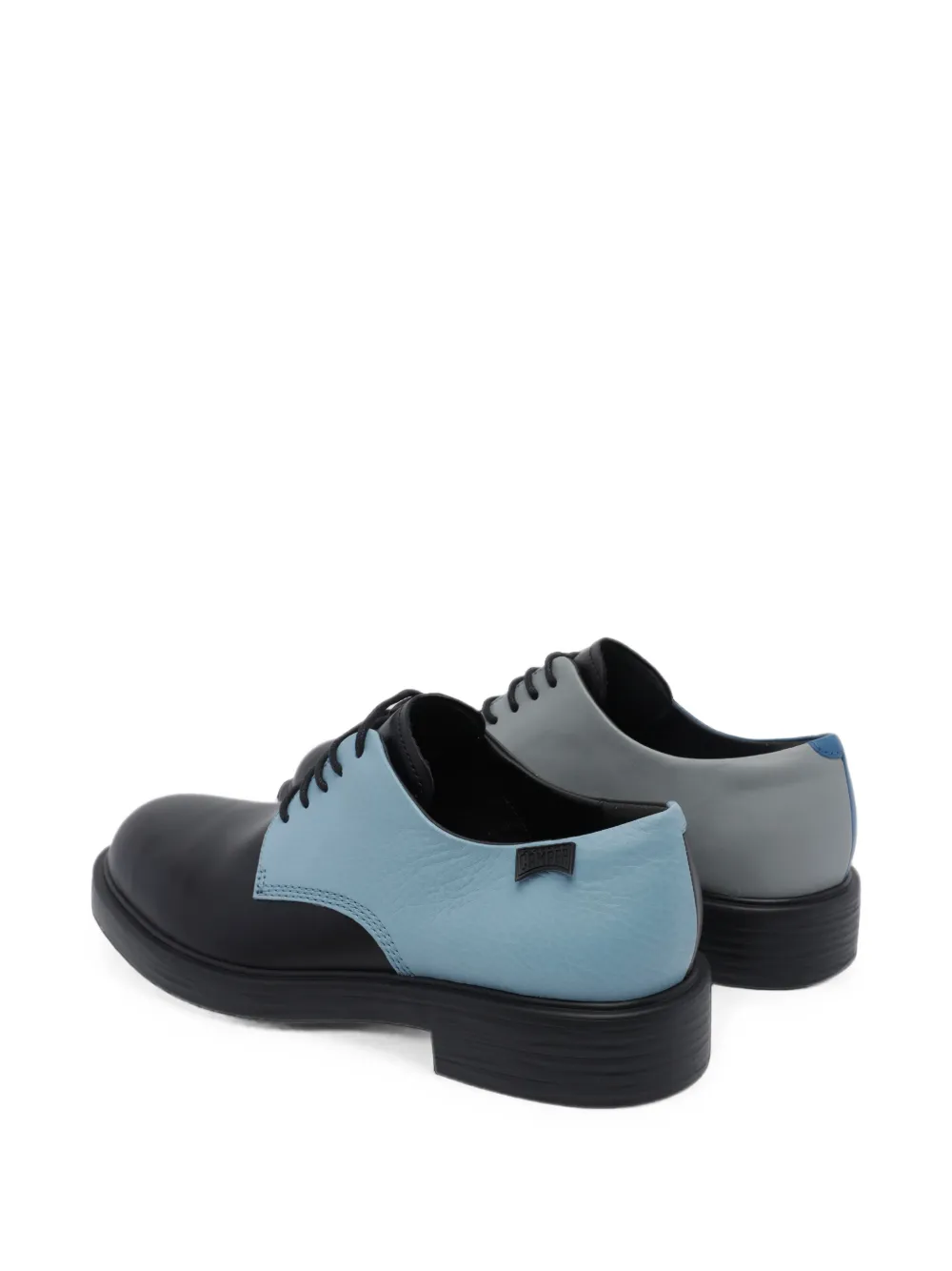 Camper Twins colour-block lace-up shoes Zwart