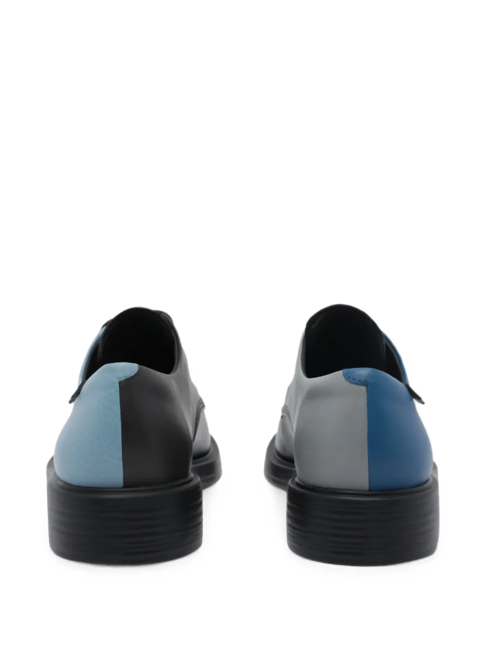 Camper Twins colour-block lace-up shoes Zwart