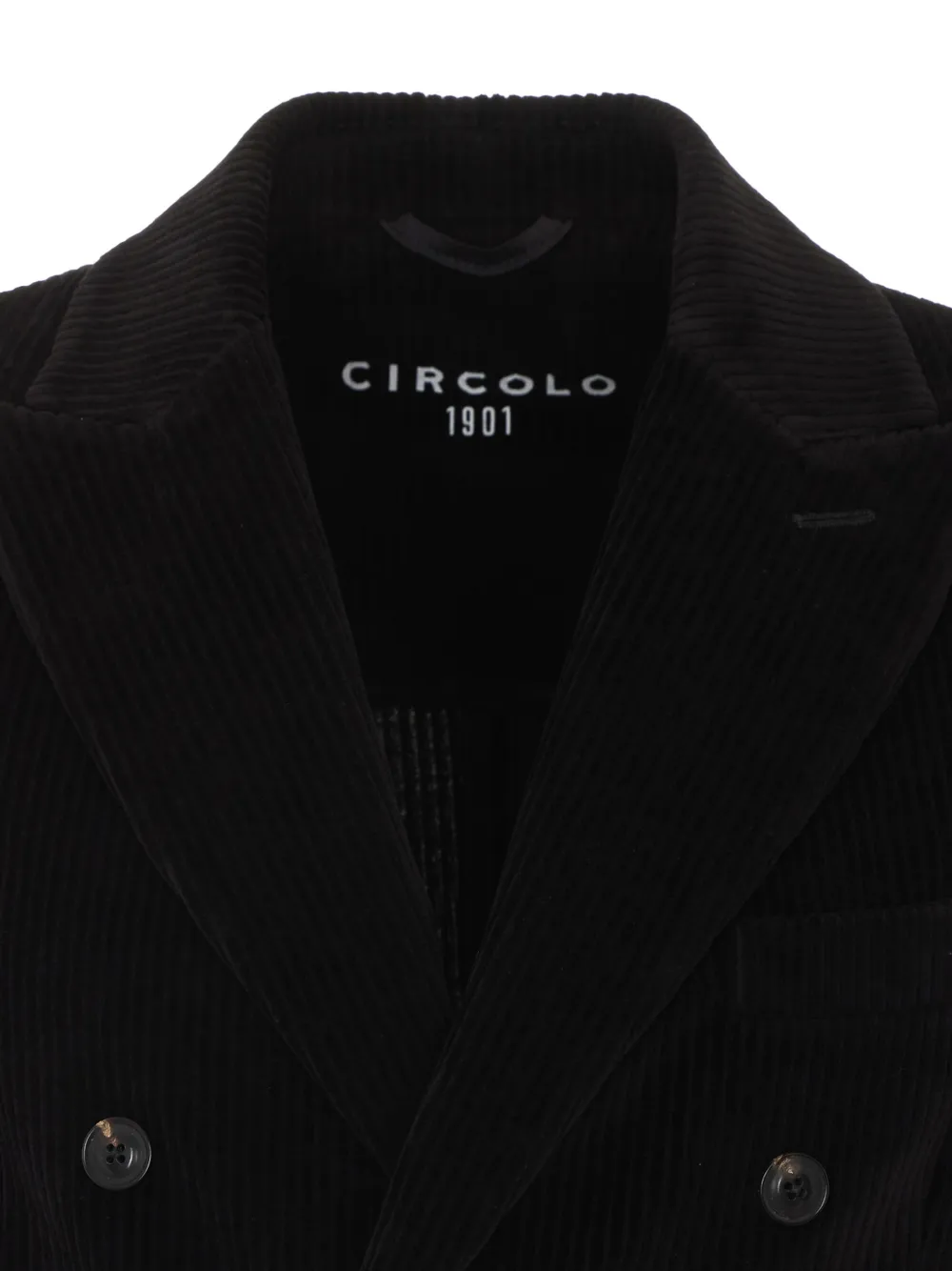 Circolo 1901 Blazer met dubbele rij knopen Zwart