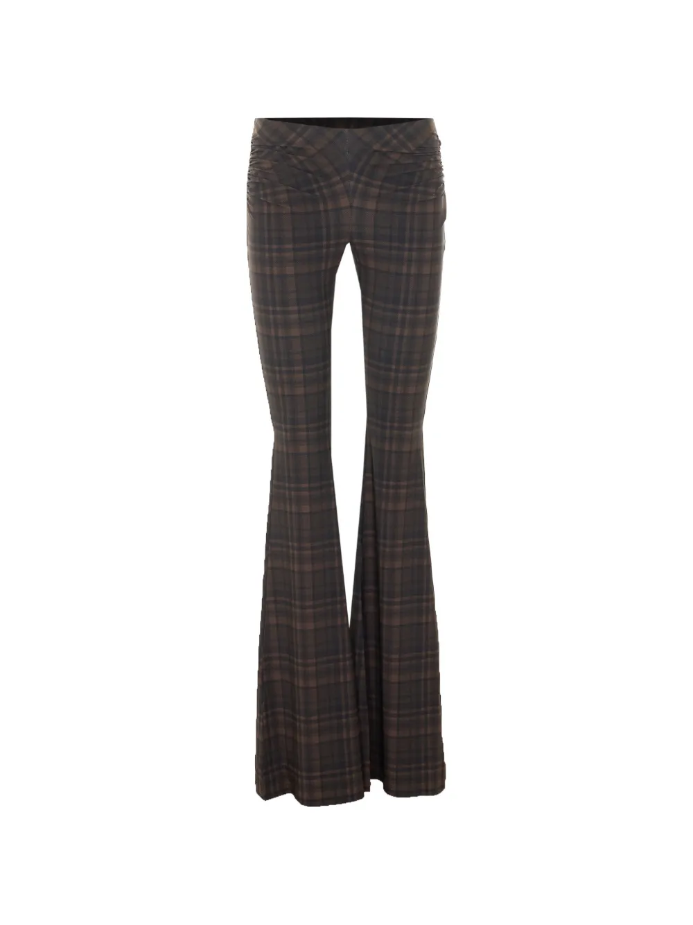 Aniye By Jodi check flared trousers - Braun