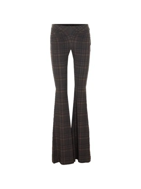 Aniye By Jodi check flared trousers