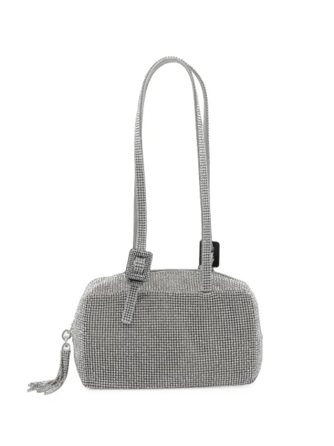Benedetta Bruzziches crystal-embellished tassel-detail shoulder bag