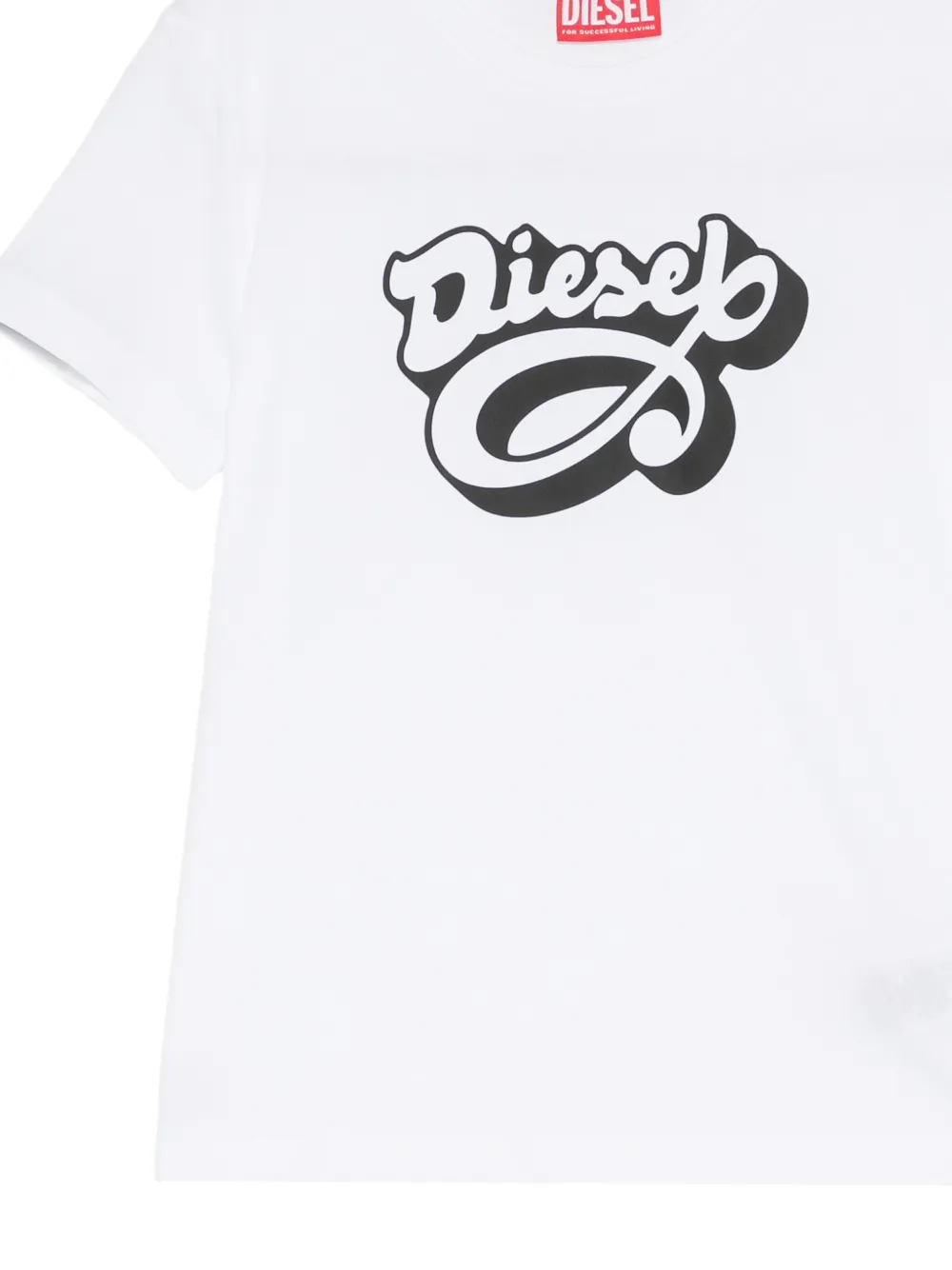 Diesel Kids 그래픽 프린트 티셔츠