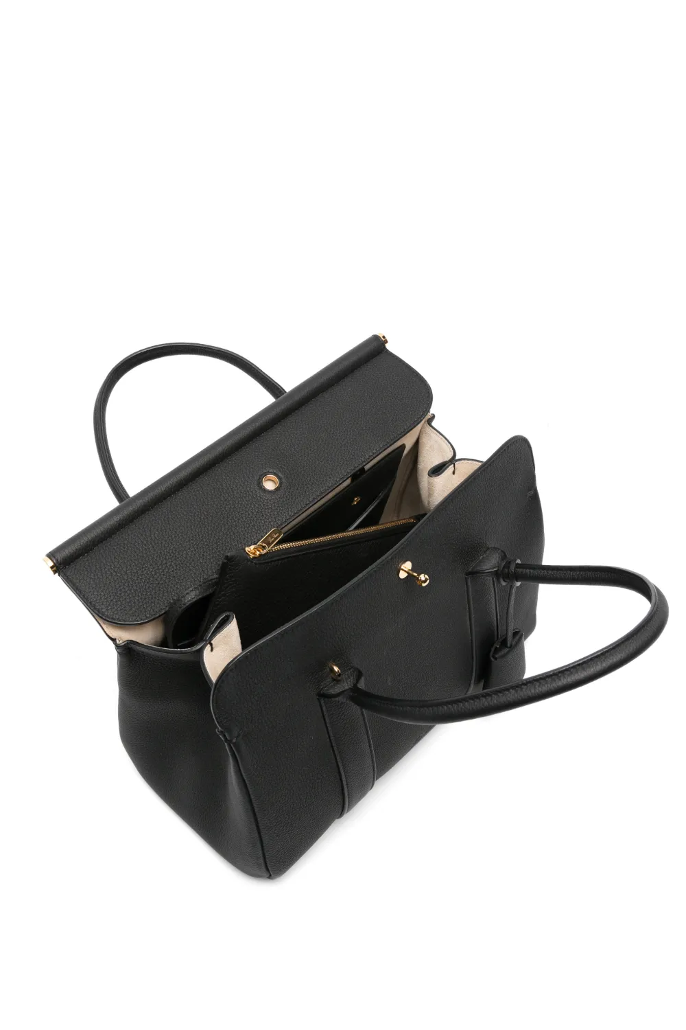 Loro Piana Loom bag L25 Zwart