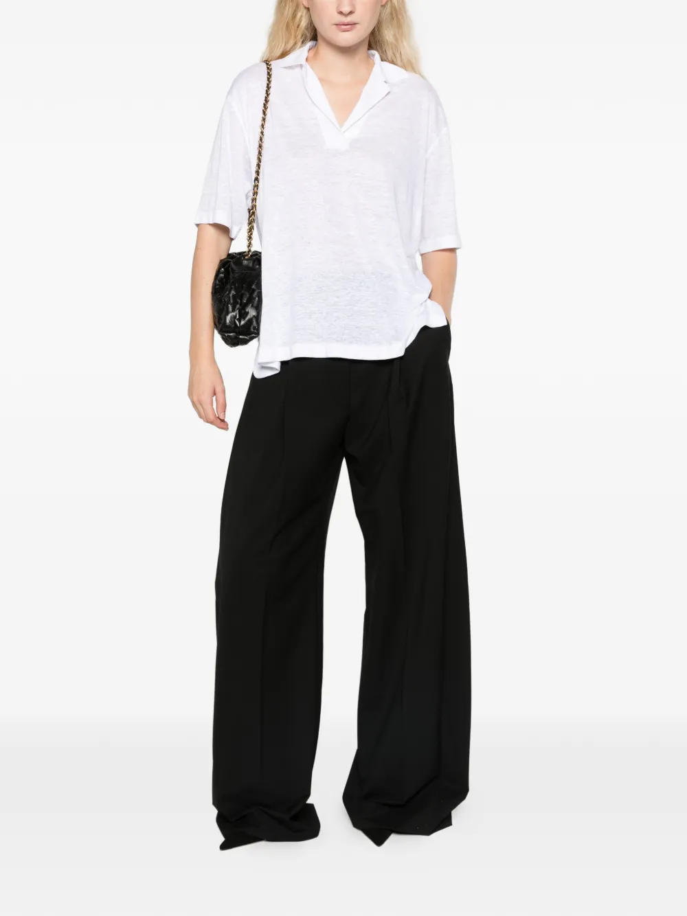 Loro Piana Gargano poloshirt Wit
