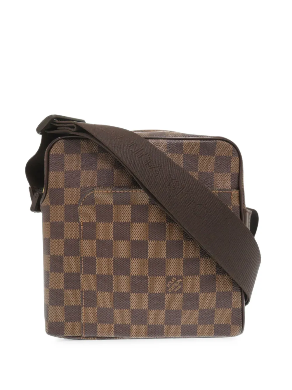 Louis Vuitton Pre-Owned Borsa a tracolla Olav PM in tela Damier Ebène 2006 - Marrone
