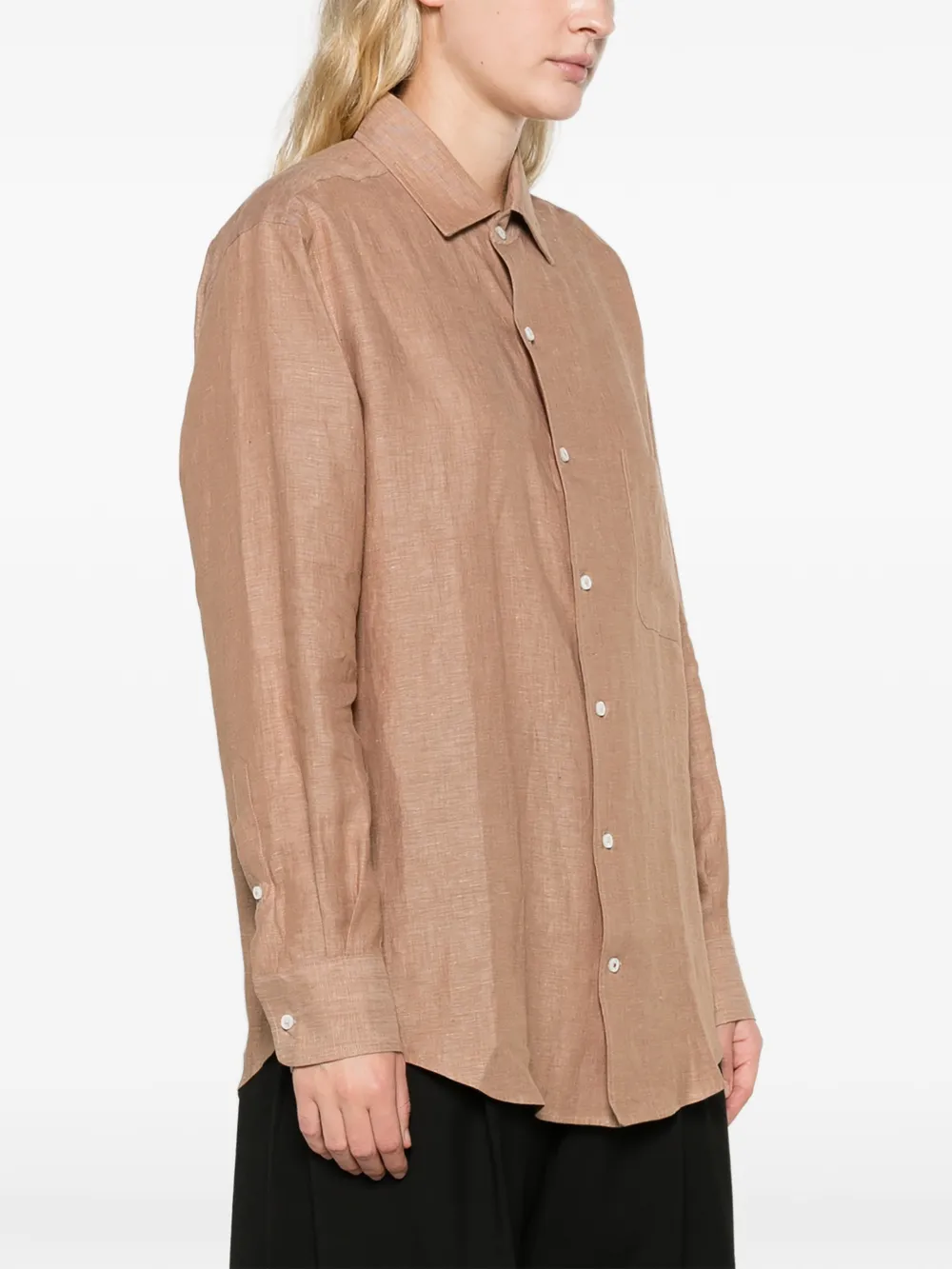 Loro Piana André overhemd Beige