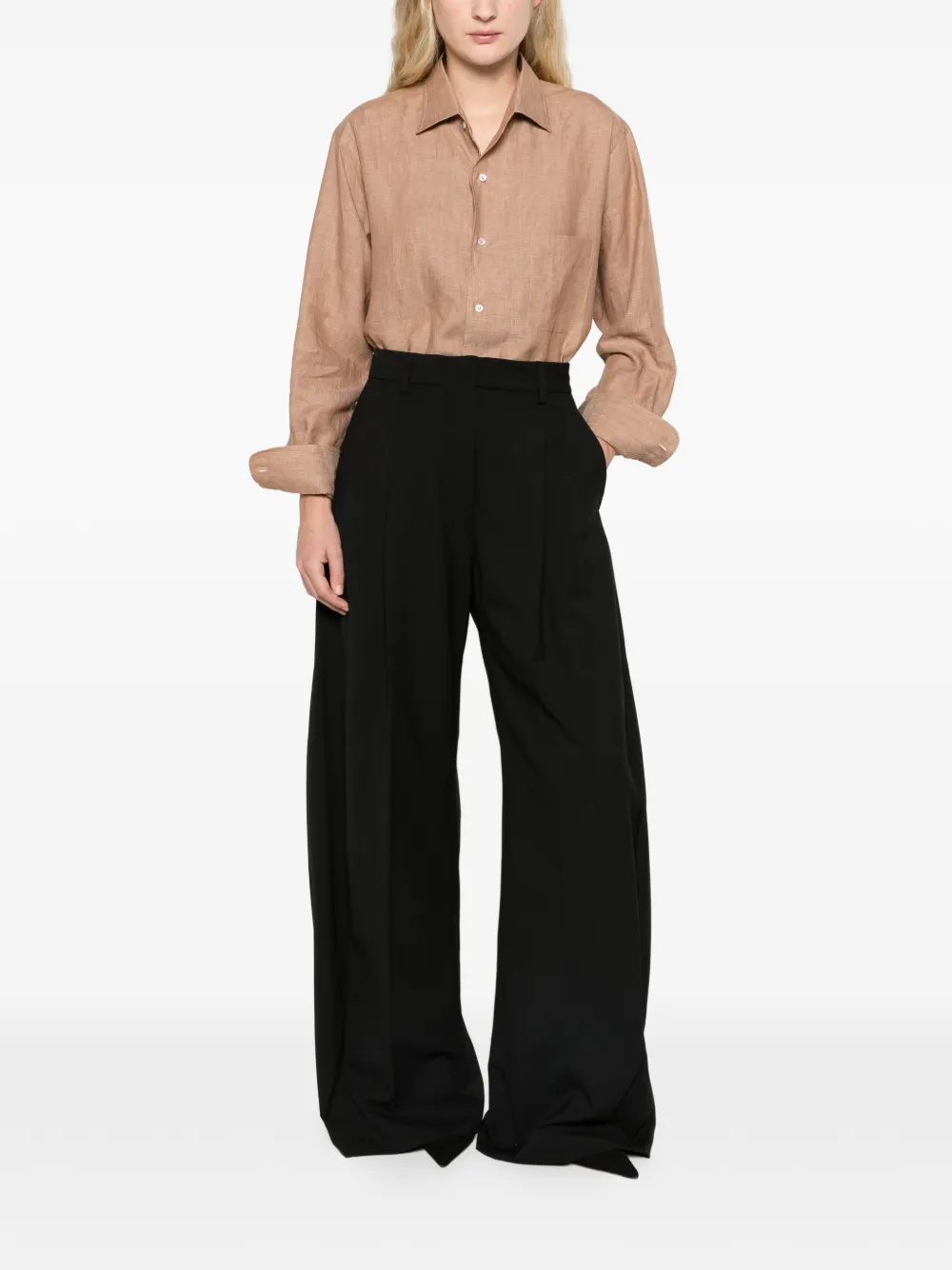 Loro Piana André overhemd Beige