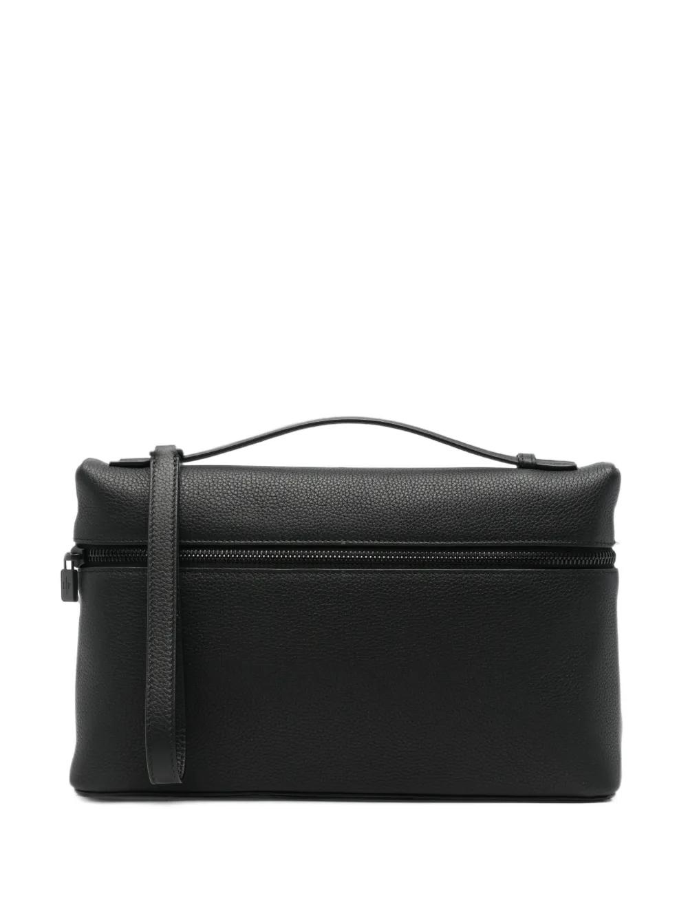 Loro Piana Extra Pouch L29 leather clutch bag - Nero