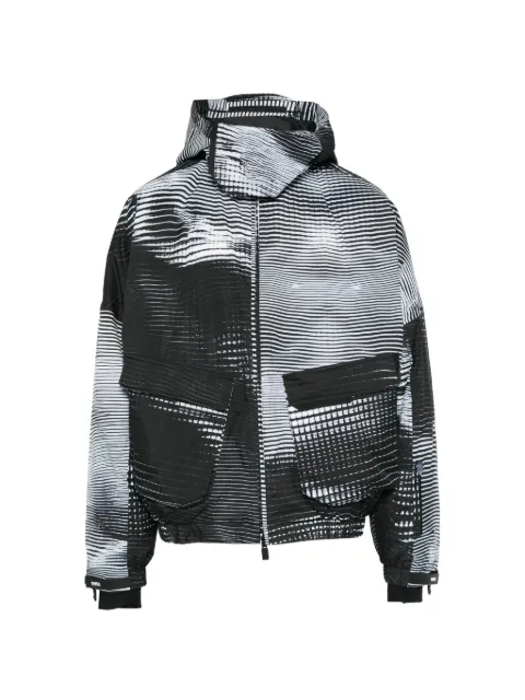 Templa Dysydent vector-print bomber jacket
