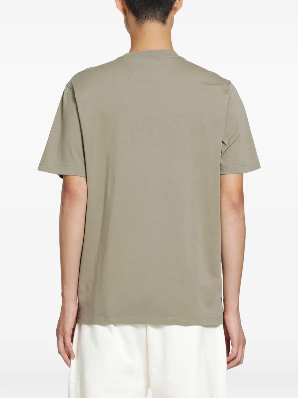 C.P. Company 30 1 jersey T-shirt met korte mouwen en logo-label Groen
