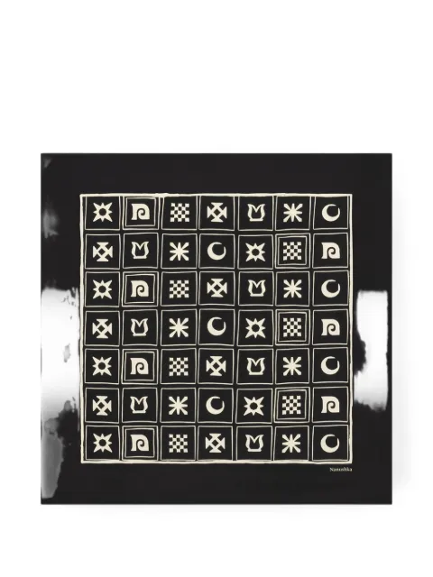 Nanushka Shoul Kopjafa-print scarf