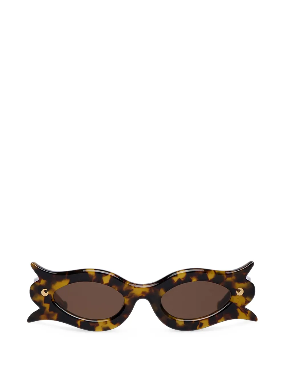 Nanushka Tully tortoiseshell-effect sunglasses - Marrone