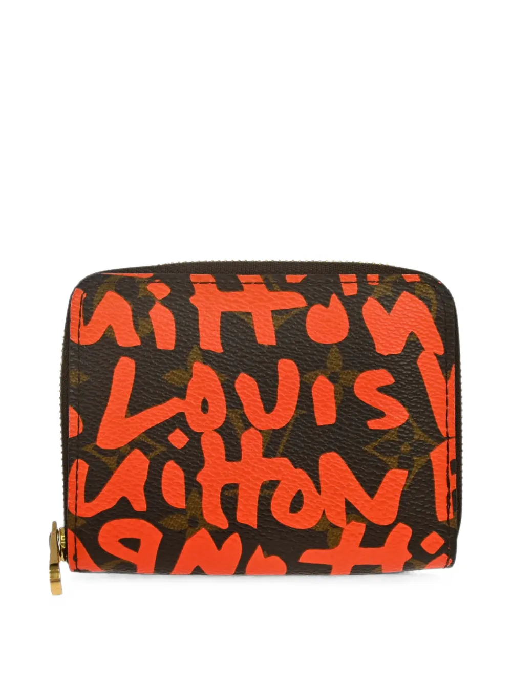 Louis Vuitton Pre-Owned 2008 Graffiti Zippy coin purse - Braun