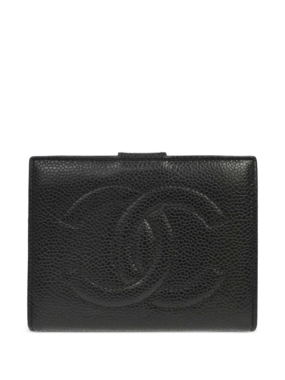 CHANEL Pre-Owned 1994-1996 CC bifold wallet - Nero