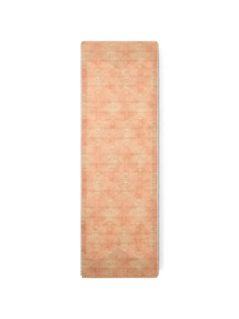 Pierre-Louis Mascia Fancy zijden sjaal met bloemenprint Beige