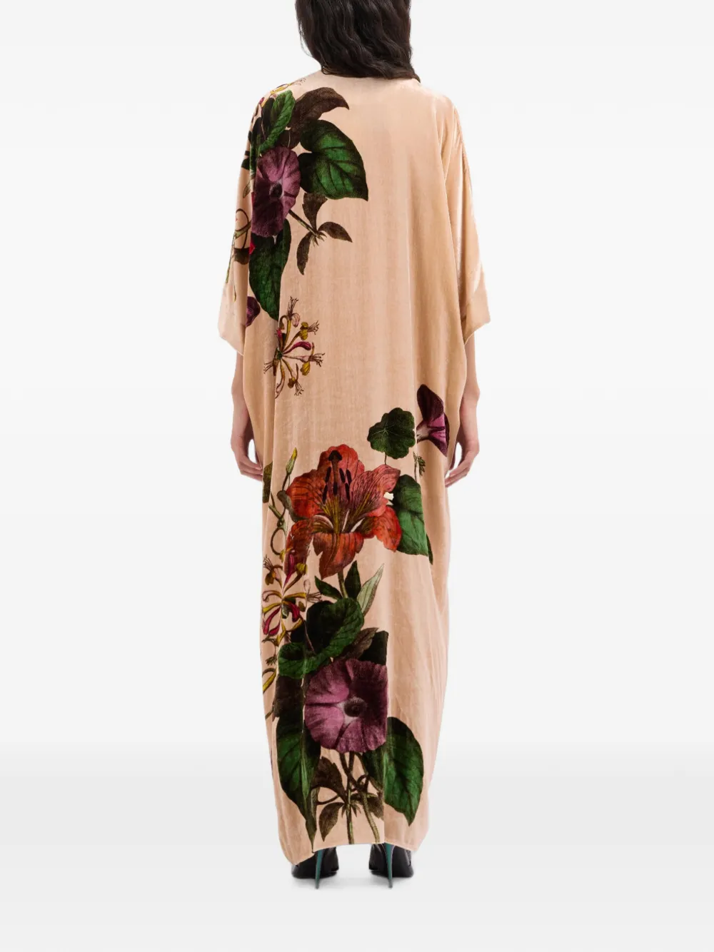 Pierre-Louis Mascia Kandox maxi-jurk met bloemenprint Beige