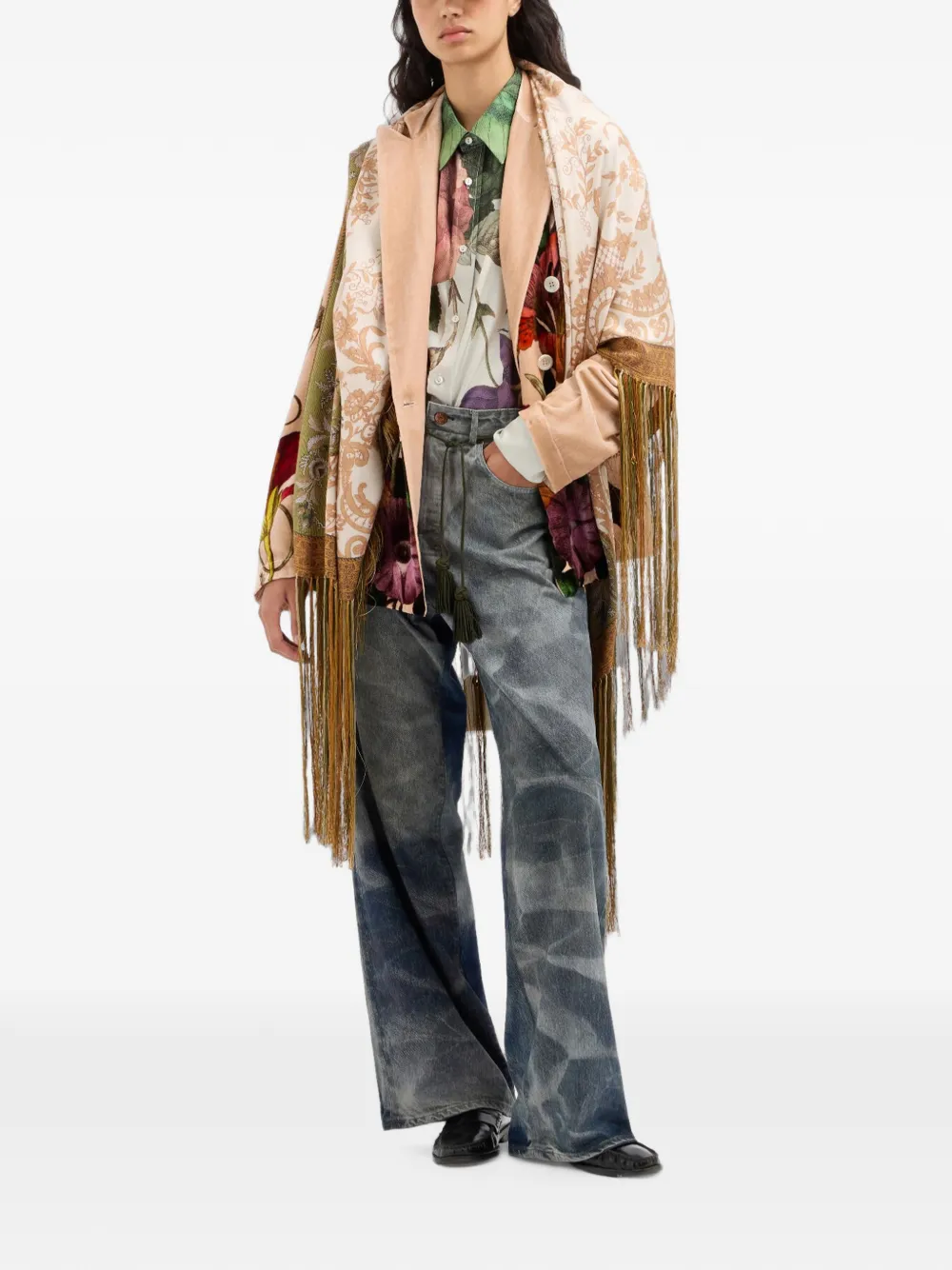Pierre-Louis Mascia Amadox jeans met abstract patroon Blauw