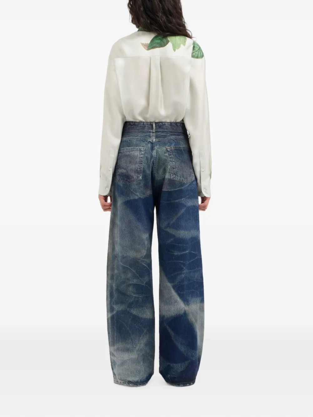 Pierre-Louis Mascia Amadox jeans met abstract patroon Blauw
