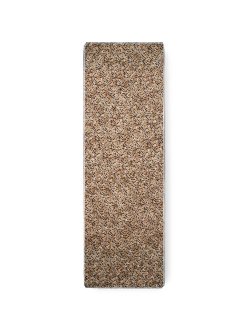 Pierre-Louis Mascia Fancy sjaal met botanische print en franje Blauw