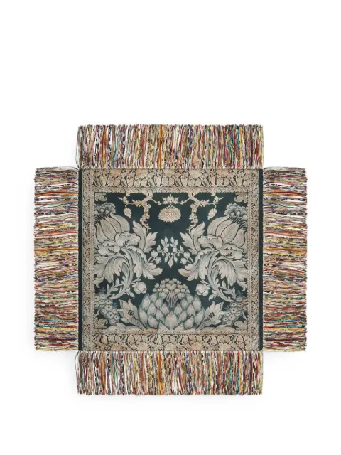 Pierre-Louis Mascia Aloeuw floral-print fringed scarf
