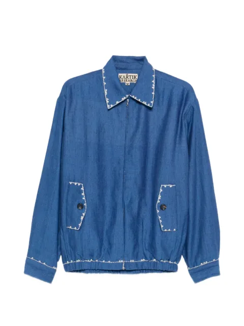 Kartik Research Vankar pleated overshirt