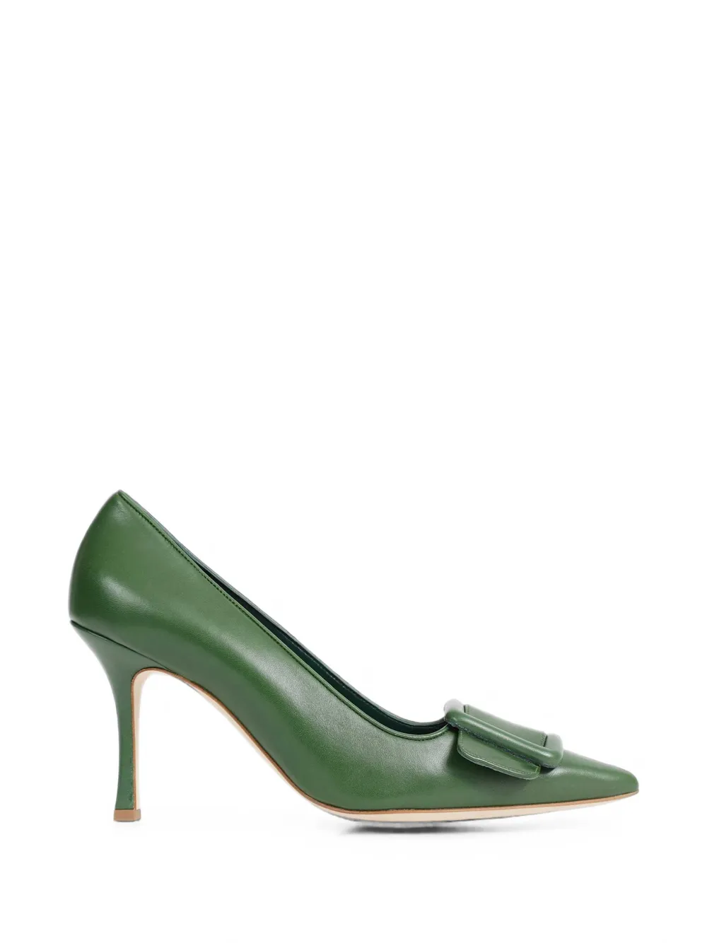 Manolo Blahnik Maysale buckle pumps Groen