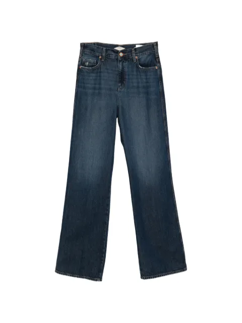 Staff Jeans faded wide-leg jeans