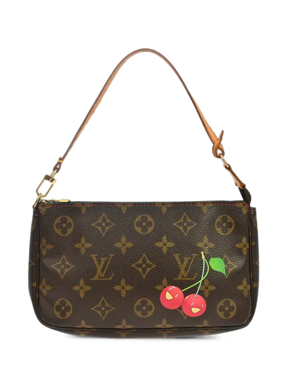 Louis Vuitton Pre-Owned x Takashi Murakami 2005 Pochette Accessoires Clutch - Braun