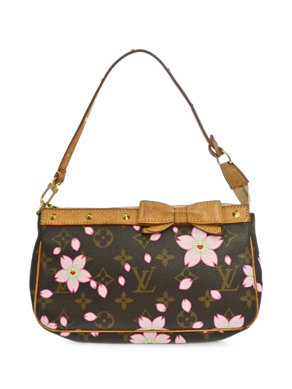 Louis Vuitton Pre-Owned x Takashi Murakami 2003 Cherry Blossom Pochette Accessoires Clutch - Braun