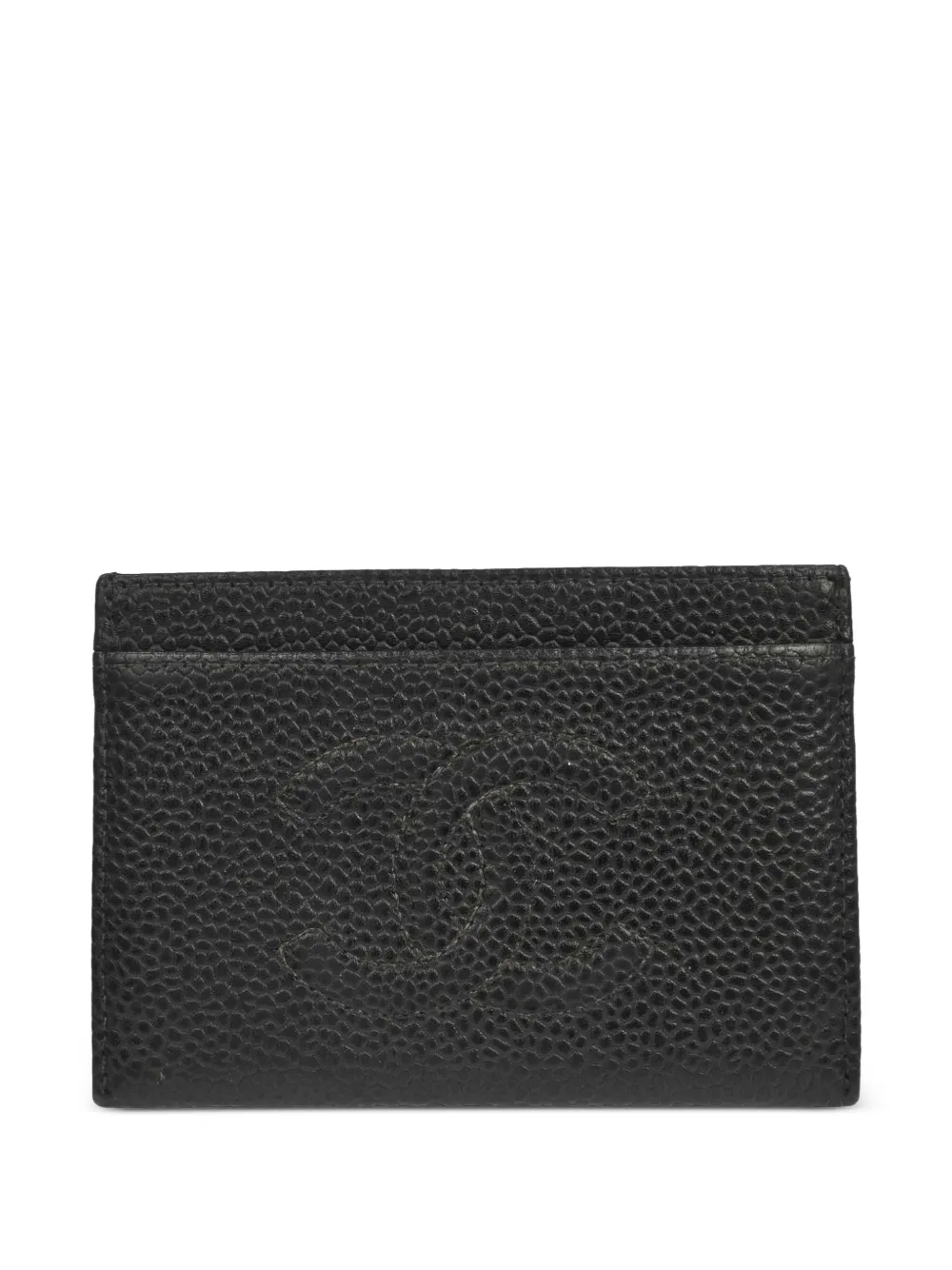 CHANEL Pre-Owned 2000-2001 CC cardholder in Black