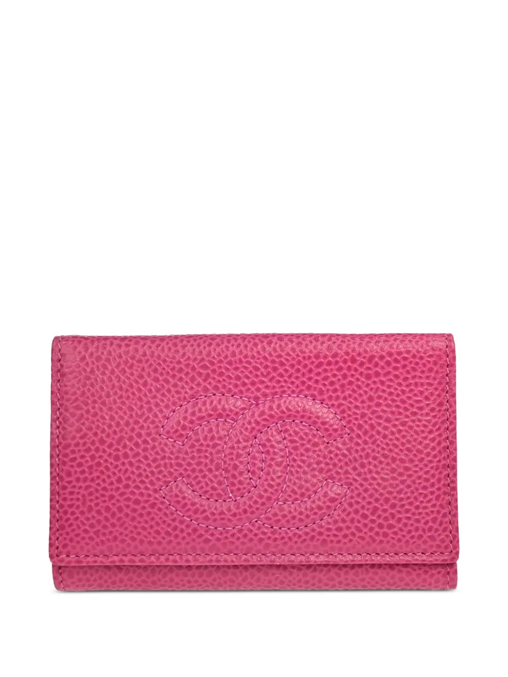 CHANEL Pre-Owned 1995 CC key case - Rosa