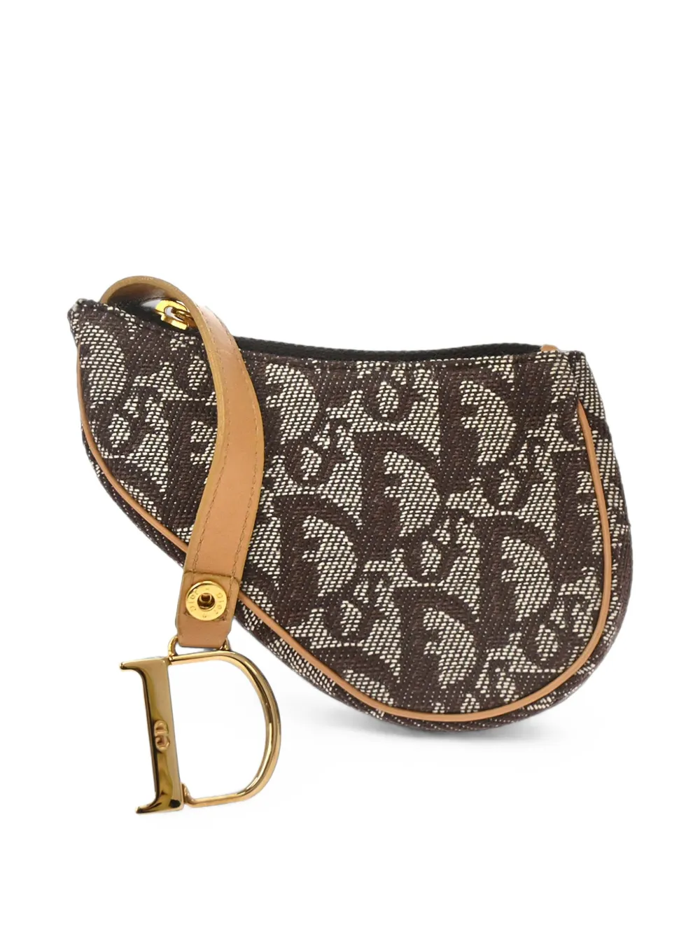 Christian Dior Pre-Owned 2002 pre-owned Trotter Saddle Münztäschchen - Braun
