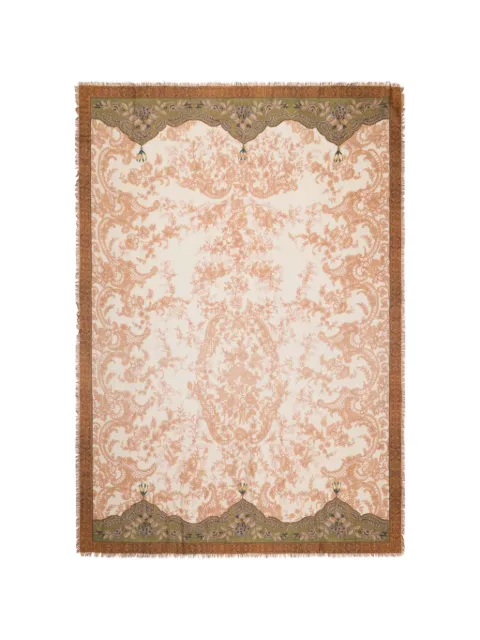 Pierre-Louis Mascia Euclidex floral paisley cashmere scarf