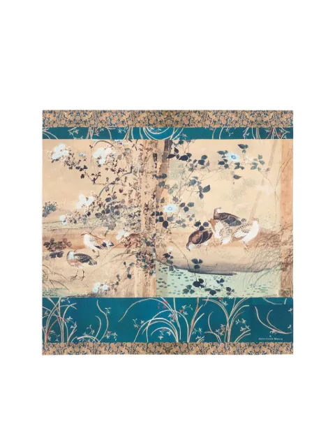 Pierre-Louis Mascia ALOEUW landscape-print silk scarf