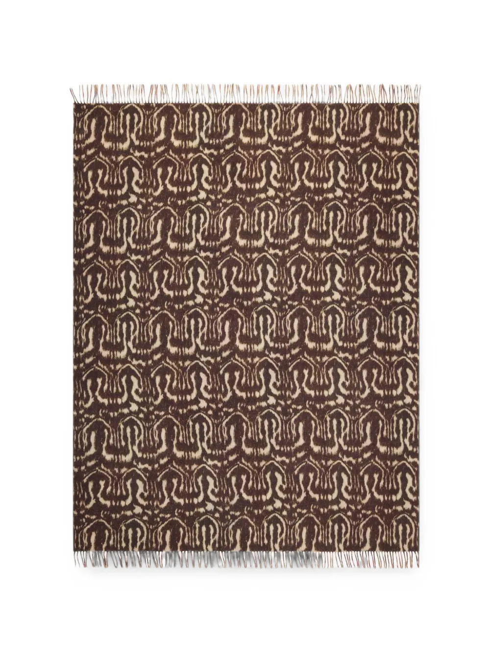 Pierre-Louis Mascia Sidney kasjmier sjaal met bloemenprint Beige