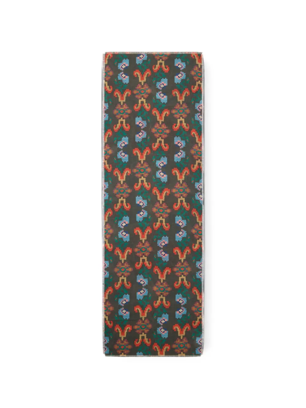 Pierre-Louis Mascia Fancy sjaal met geometrische bloemenprint Blauw