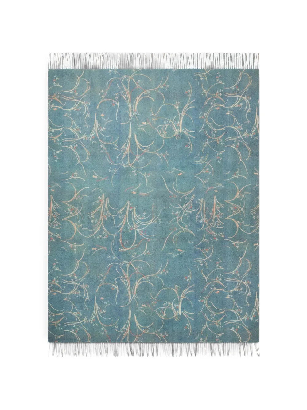 Pierre-Louis Mascia Sidney Schal mit Blumendetail - Blau