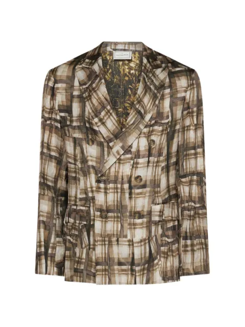 Pierre-Louis Mascia Fancy double-breasted blazer