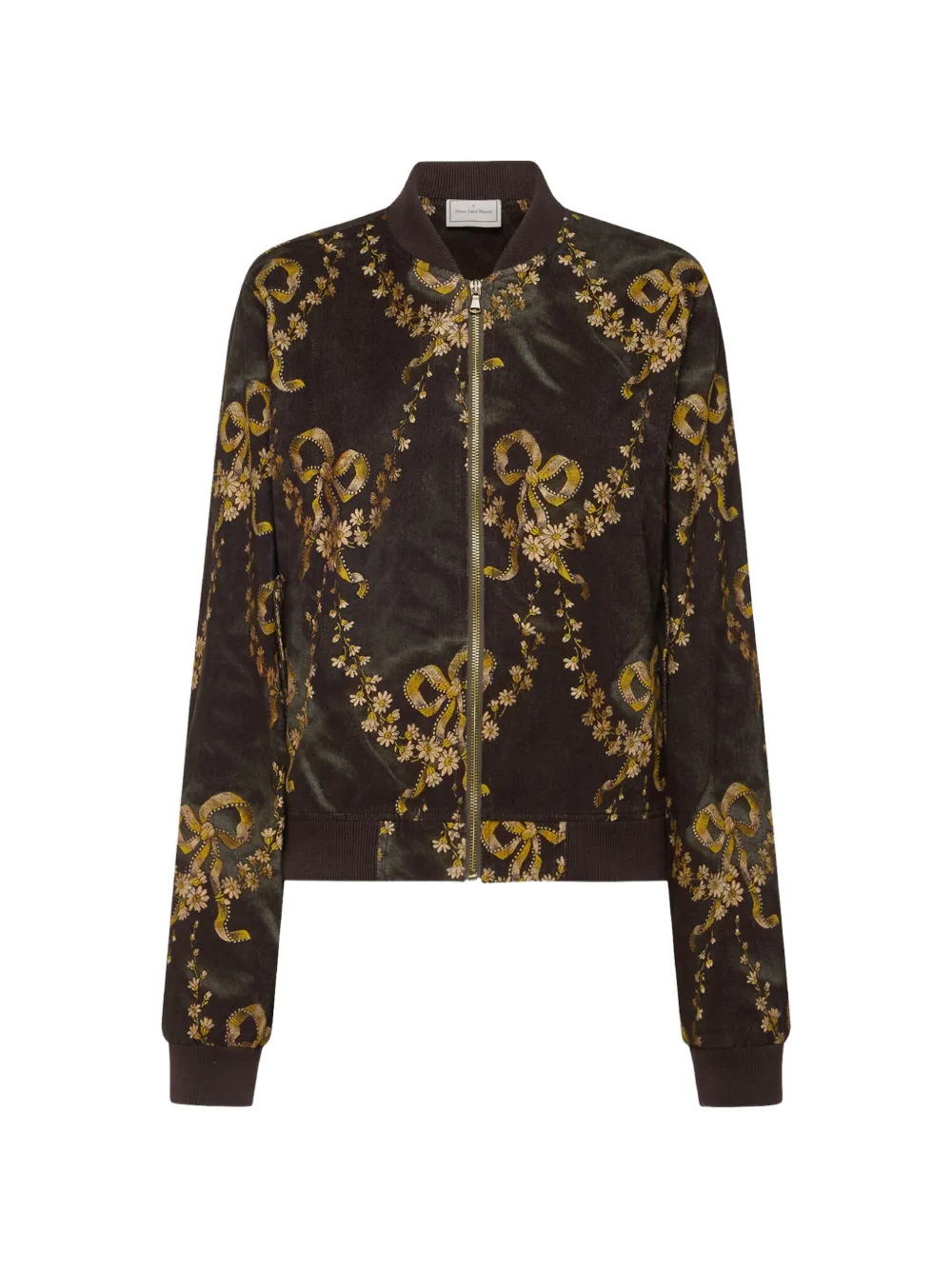 Pierre-Louis Mascia Amadox floral-print jacket - Braun