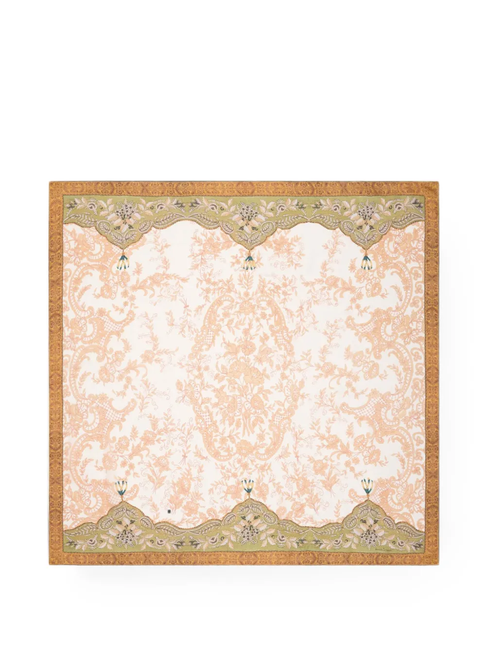 Pierre-Louis Mascia Molare sjaal met paisley-print en bloemenprint Beige