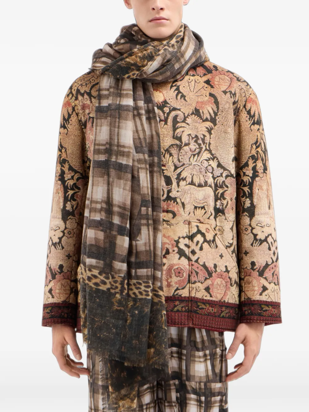 Pierre-Louis Mascia Euclidex sjaal Beige