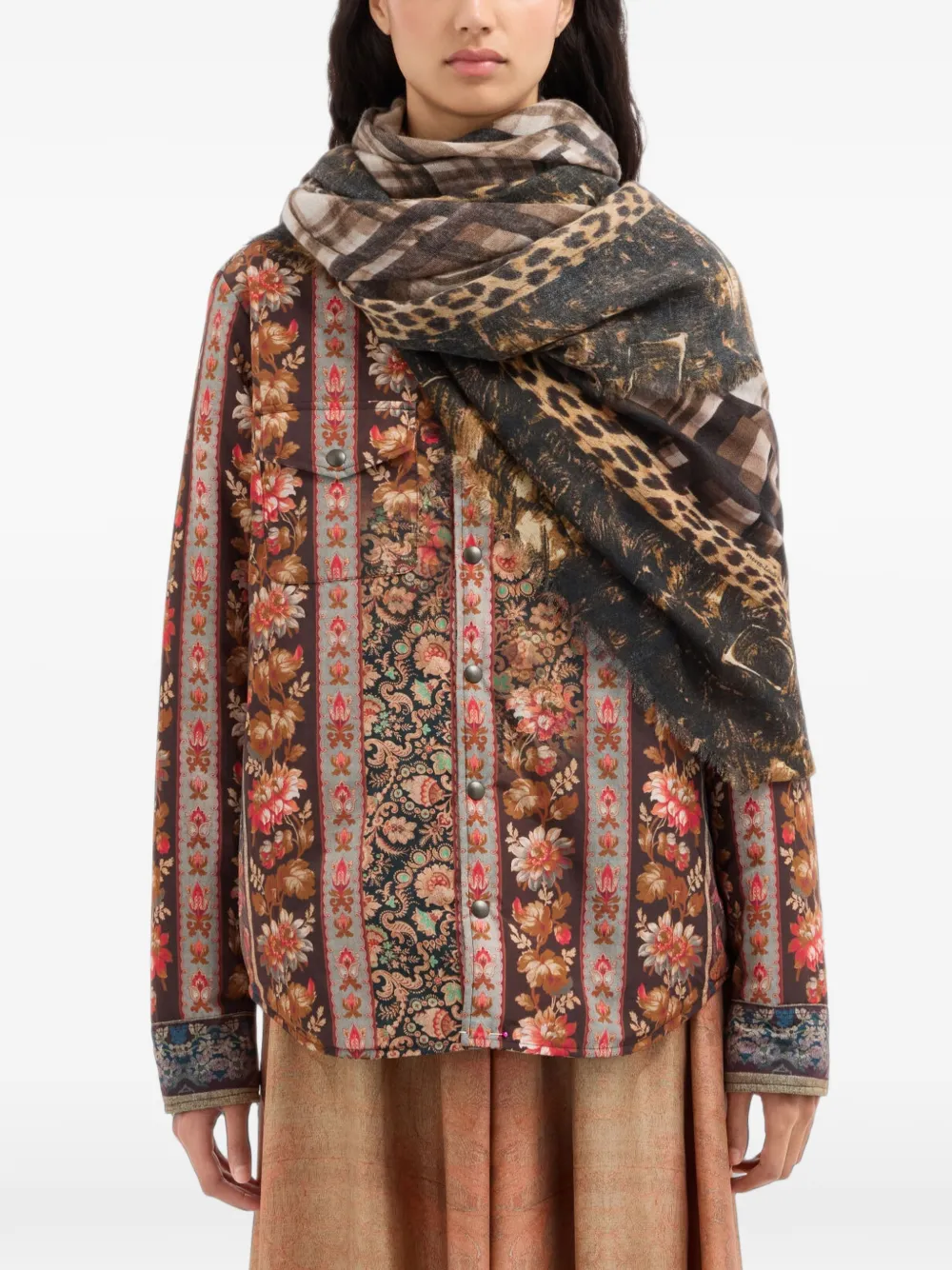 Pierre-Louis Mascia Euclidex sjaal Beige