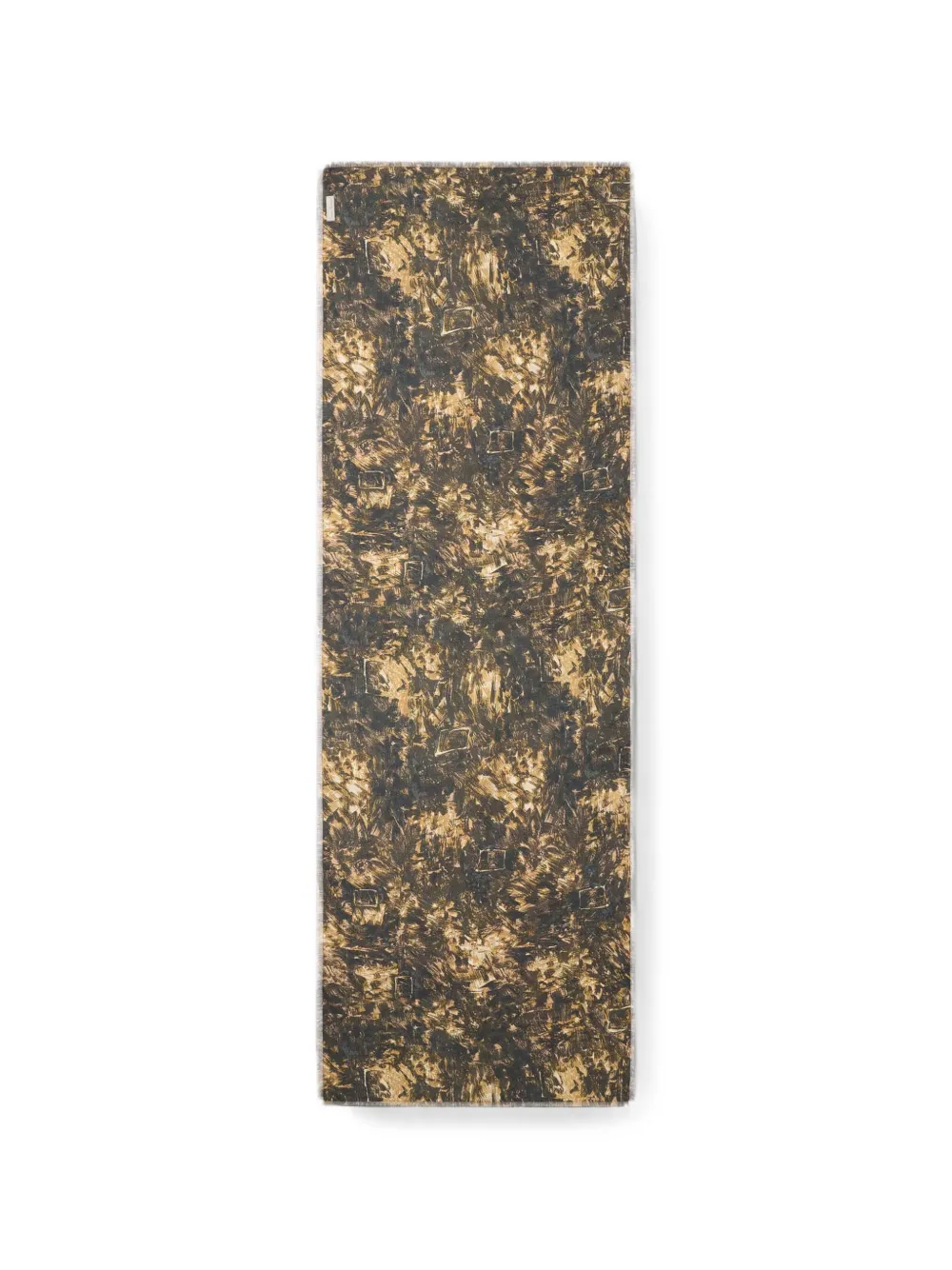Pierre-Louis Mascia Fancy geruite sjaal met abstract patroon Bruin