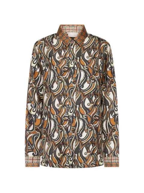 Pierre-Louis Mascia Aloe abstract-print shirt