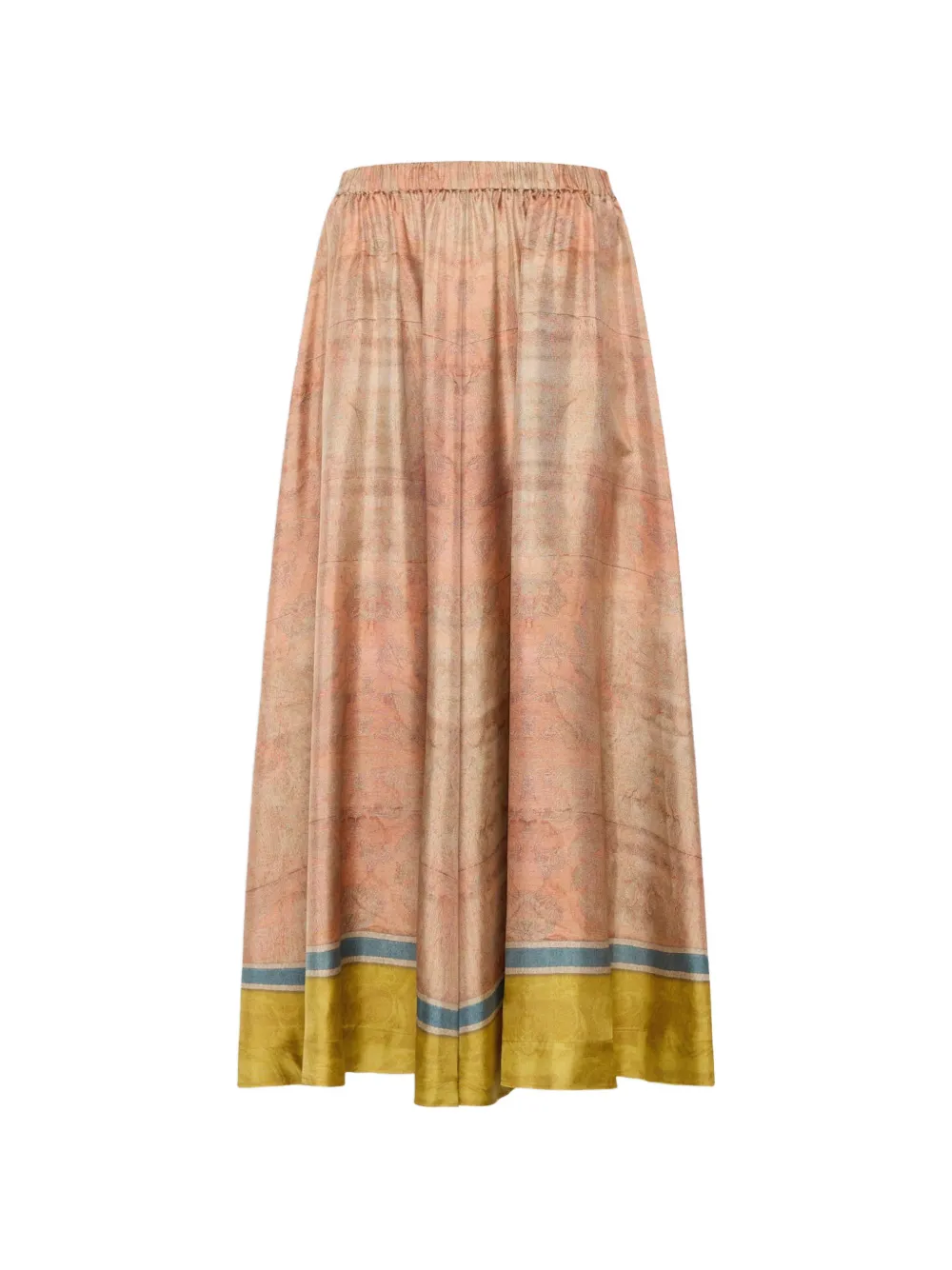 Pierre-Louis Mascia Aloe A-line maxi skirt - Toni neutri