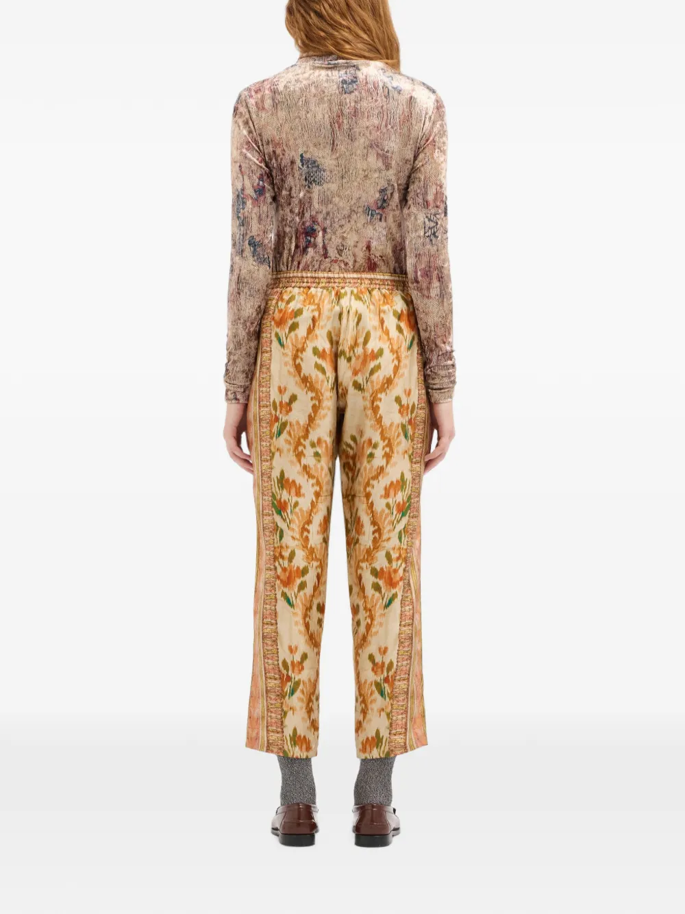 Pierre-Louis Mascia Aloe broek met trekkoord Beige