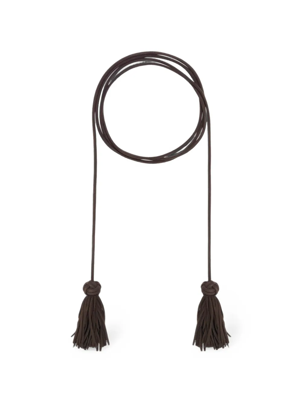 Pierre-Louis Mascia Plmbelt tassel-detail cord belt - Marrone