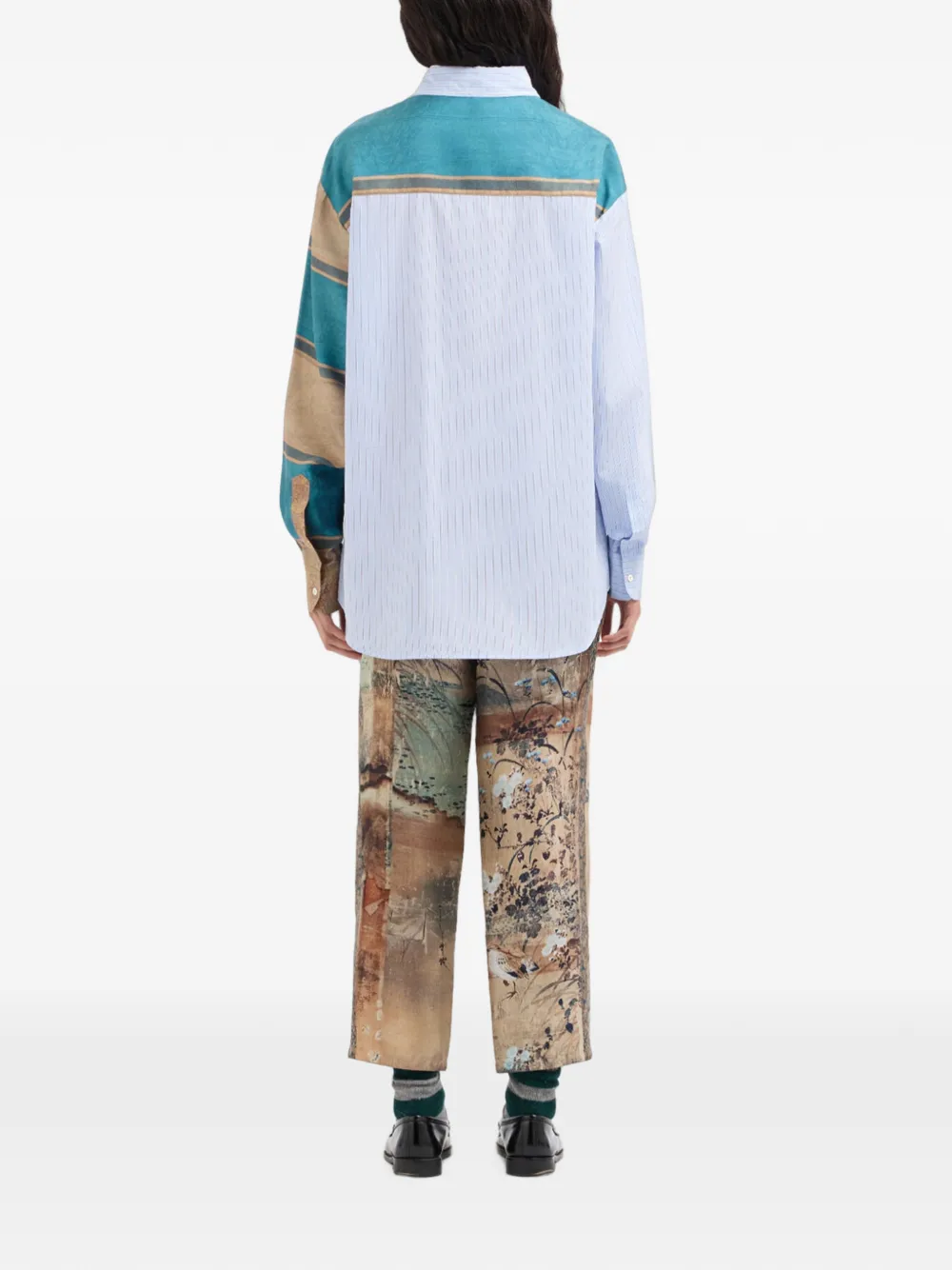 Pierre-Louis Mascia Alomhi gestreept shirt Blauw